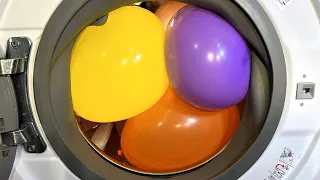 Experiment - Over-Ballooning - in a Washing Machine