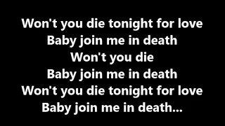 HIM - Join me in Death - karaoke (instrumental+lyrics)