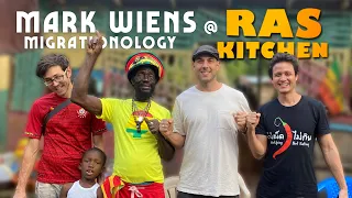 ​@MarkWiens visits Ras Kitchen! 🇯🇲 RASTA Energy Drink,  Rundown & "Baby Leg" Sugarcane!