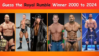 Guess The Royal Rumble Winner | 2000 to 2024 | Brain Games |