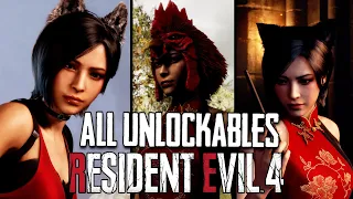 Resident Evil 4 Separate Ways All Unlockables + All Extras