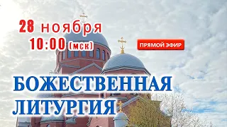 Прямая трансляция: Божественная литургия. Воскресенье 28 ноября 2021.