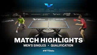 Kirill Gerassimenko vs Aliaksande Khanin | WTT Contender Doha 2021 | Men's Singles | QUAL Highlights