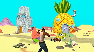 Achei o mundo do BOB ESPONJA no GTA! *ALTOS SEGREDOS*