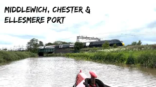 Canals! (and a few trains) - Shropshire Union between Middlewich and Ellesmere Port, May 2024