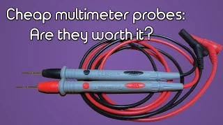 Cheap fine-tip multimeter probes from Aliexpress - Test and Review