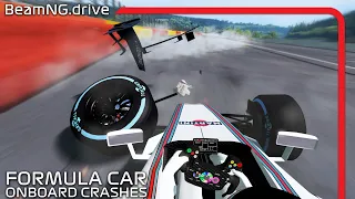 Formula Car Onboard Crashes #8 | With MOTION BLUR | BeamNG.drive | F1&F2 MOD | 60FPS