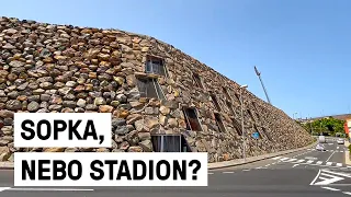 Stadion, který je skvěle zasazený do terénu