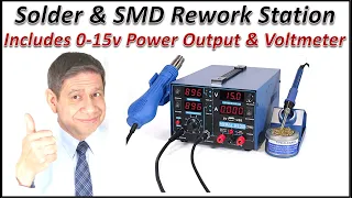 YIHUA Soldering and SMD Rework Station: Opening, Setup and Testing