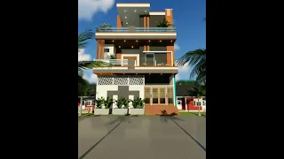 27×54 Feet House| 1350 sqft house | Luxury House Design #viralvideo #shorts #trending