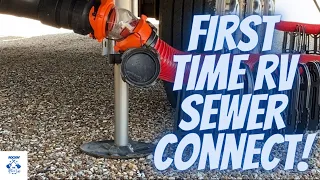 First Time Sewer Hose Hookup To Fifth Wheel