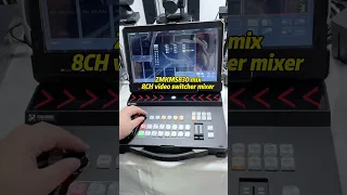 8 channel live production video switcher Zoomking manufactuer