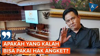 Yusril Sebut Pihak yang Kalah dalam Pilpres Tak Bisa Gunakan Hak Angket DPR