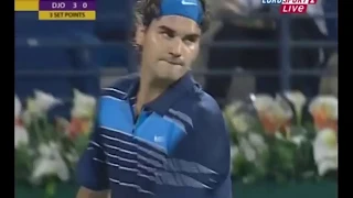 Roger Federer vs Novak Djokovic - 2007 Dubai Quarter Final 3 Set Thriller Highlights HD