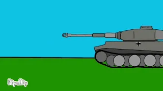 Tiger tank animation ( flipaclip)