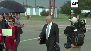 US Defence Secretary Mattis arrives in Ukraine