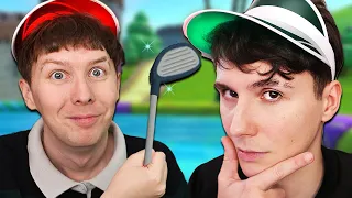 GOLF WITH SLITS - Dan and Phil Play: Golf With Friends #9