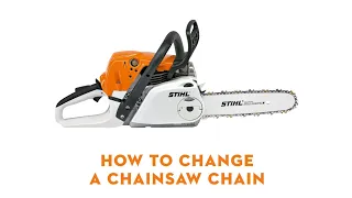 How To Replace Your STIHL Chainsaw Chain | Chainsaw Maintenance | STIHL Chainsaw | STIHL GB