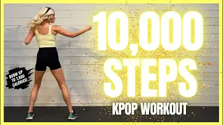 10,000 STEPS KPOP WORKOUT FOR MY BIRTHDAY 🥳 BURN UP TO 1,000 CALORIES 🔥 HIGH/LOW IMPACT SHOWN