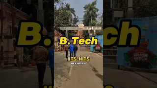 Private colleges B.tech  VS  IIT's / NITs B.tech  | #shorts #iitjee #jee