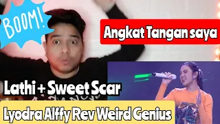 Reaction LYODRA ALFFY REV WEIRD GENIUS - LATHI + SWEET SCAR