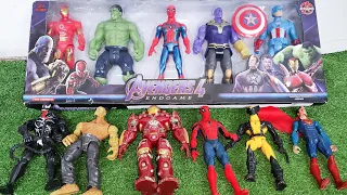 Avengers Superhero Toys/Action Figures/Unboxing, Spiderman, Iron Man, Hulk, Captain America