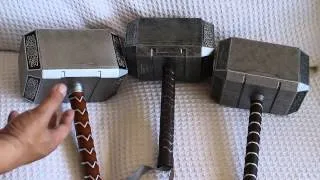 Mjolnir Comparison (Part 1 of 3) Hammerheads (Thor Hammer Replica)