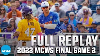 Florida vs. LSU: 2023 Men's College World Series Final Game 2 | FULL REPLAY