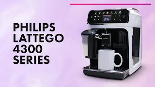 Кофемашина Philips EP4343/50 - Обзор ☕ Готовим вкусный кофе с Philips 4300 series LatteGo