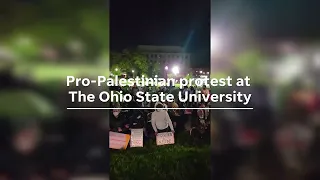 Ohio State University protests: Police, pro-Palestinian protesters clash at OSU encampment site