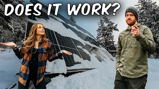 The TRUTH About OFF-GRID Solar | Winter Update