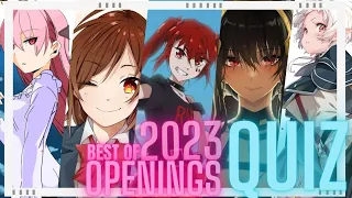 GUESS THE OPENING | MY TOP 40 ANIME OPs of 2023