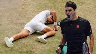 Roger Federer FLOORING Novak Djokovic for 3 MINUTES STRAIGHT