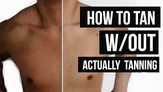 HOW TO GET SUPER TAN (WITHOUT ACTUALLY TANNING) | JAIRWOO