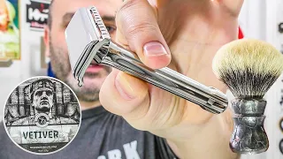 💈 Shaving with the perfect razor for any man. Yaqi Ghost .70, Shield Titanium brush, Shannon's Soap
