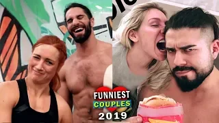 10 Funniest WWE Couples - Seth Rollins & Becky Lynch, Charlotte Flair & Andrade