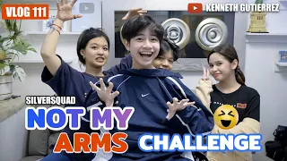 NOT MY ARMS CHALLENGE WITH SILVERSQUAD! LAUGH TRIP NA NAMAN! : KENNETH GUTIERREZ | VLOG 111