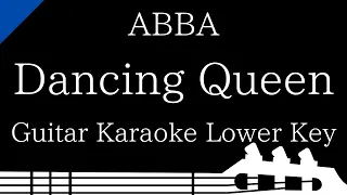 【Guitar Karaoke Instrumental】Dancing Queen / ABBA 【Lower Key】