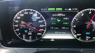 Mercedes E300 de top speed