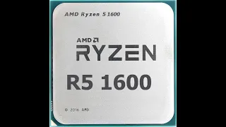 Распаковка ,Обзор RYZEN R5 1600 с  AliExpress за 90$