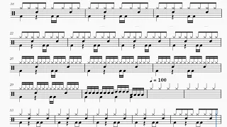 #3 Drums Training Piece with click | 80 - 160 BPM