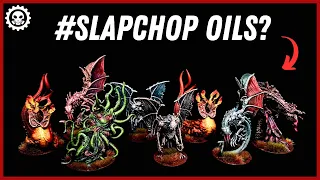 #slapchop Painting with OIL Paints | Cthulhu Death May Die Painting