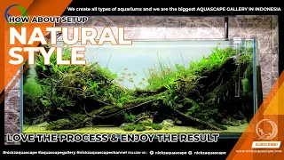 NATURAL STYLE 120 CM LOOK AMAZING NATURAL || NICKZ AQUASCAPE || AQUASCAPING TUTORIAL