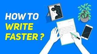 How to write fast || Hacks for Writing Faster with Good Handwriting || Letstute.