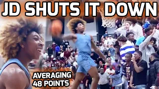 JD Davison CANNOT BE STOPPED! Scores 47 POINTS & Makes Road Gym LOSE IT! Averaging 48 PTS A Game 😱