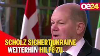 Scholz sichert Ukraine weiterhin Hilfe zu