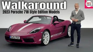 Walkaround 2023 Porsche 718 Boxster and Cayman Style Edition Models