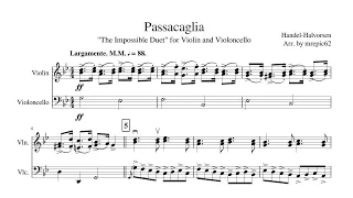 Passacaglia for Violin and Cello after a Theme by G F Handel