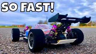 SMASHED my PB with a Cheap 'Speed Run' RC Car! WLtoys 124019