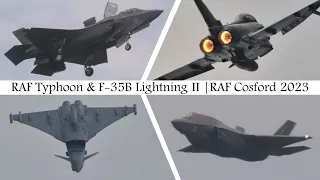 RAF Typhoon & F-35B Lightning II | RAF Cosford 2023